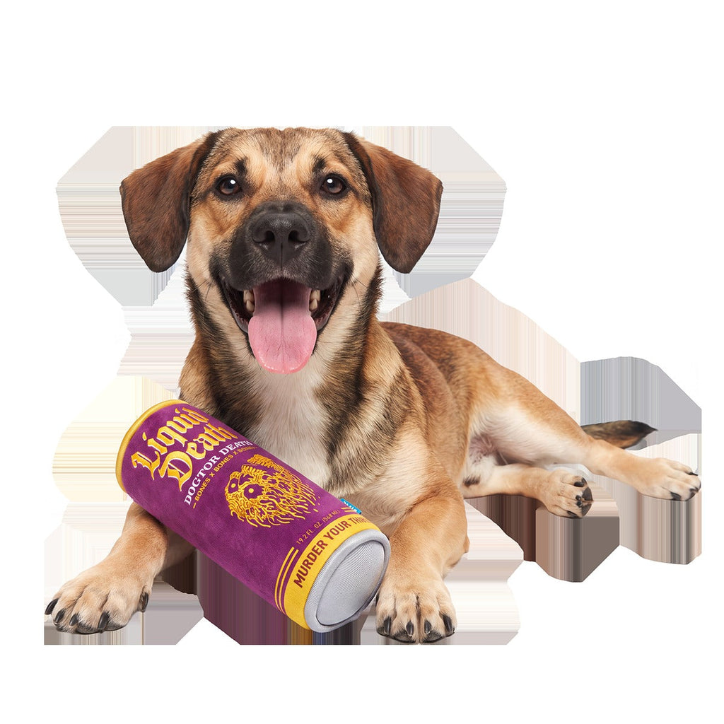 Dogtor Death Can Plush Tug Dog Toy