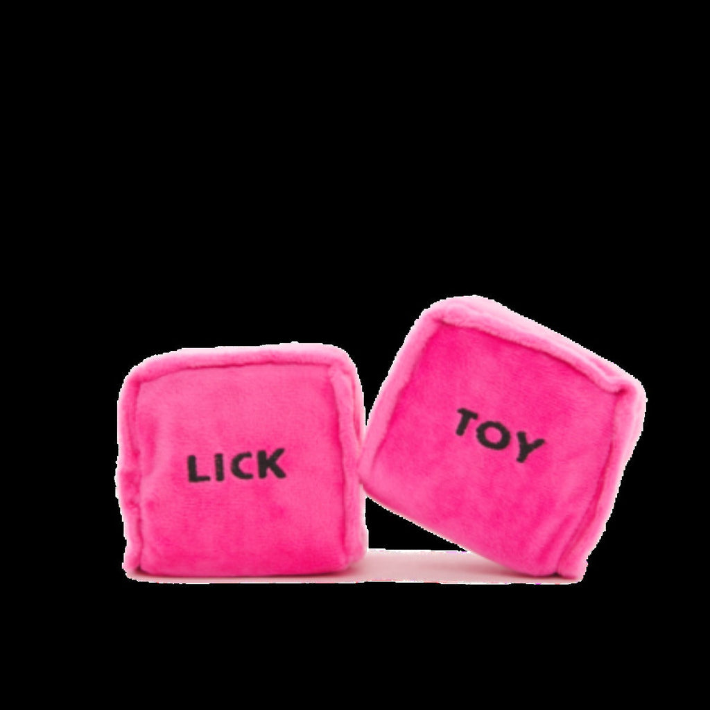 Gnawty Dog Dice Plush Multi-Part Dog Toy