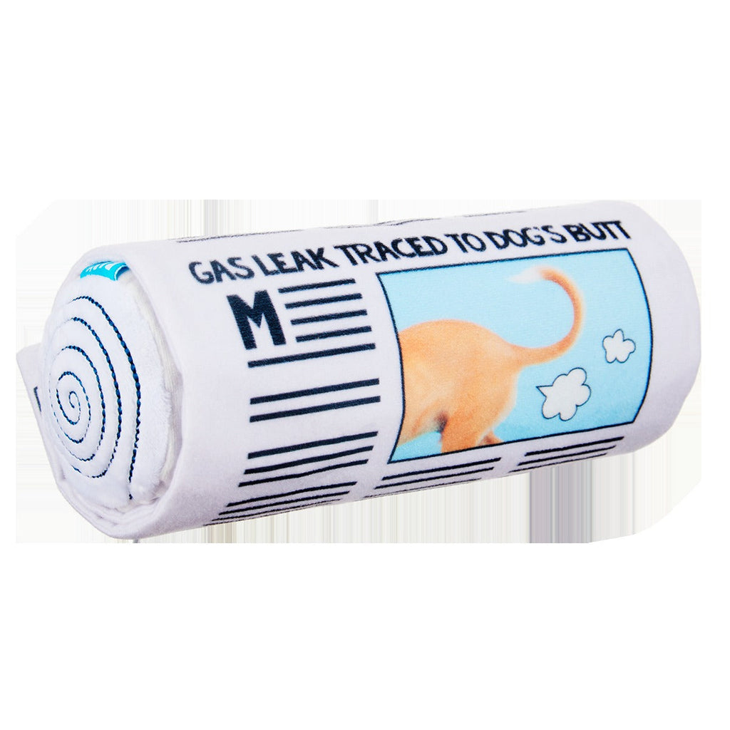 The Chew York Times Plush Tug + Enrichment Dog Toy