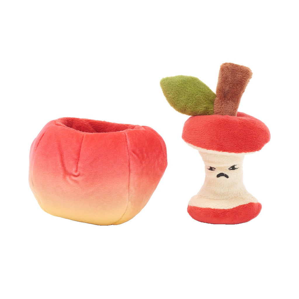 Red Malicious Plush Multi-Part + Enrichment Dog Toy