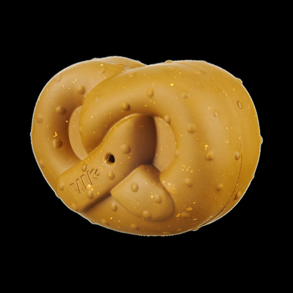 Barkvarian Pretzel Super Chewer Durable Fetch Dog Toy