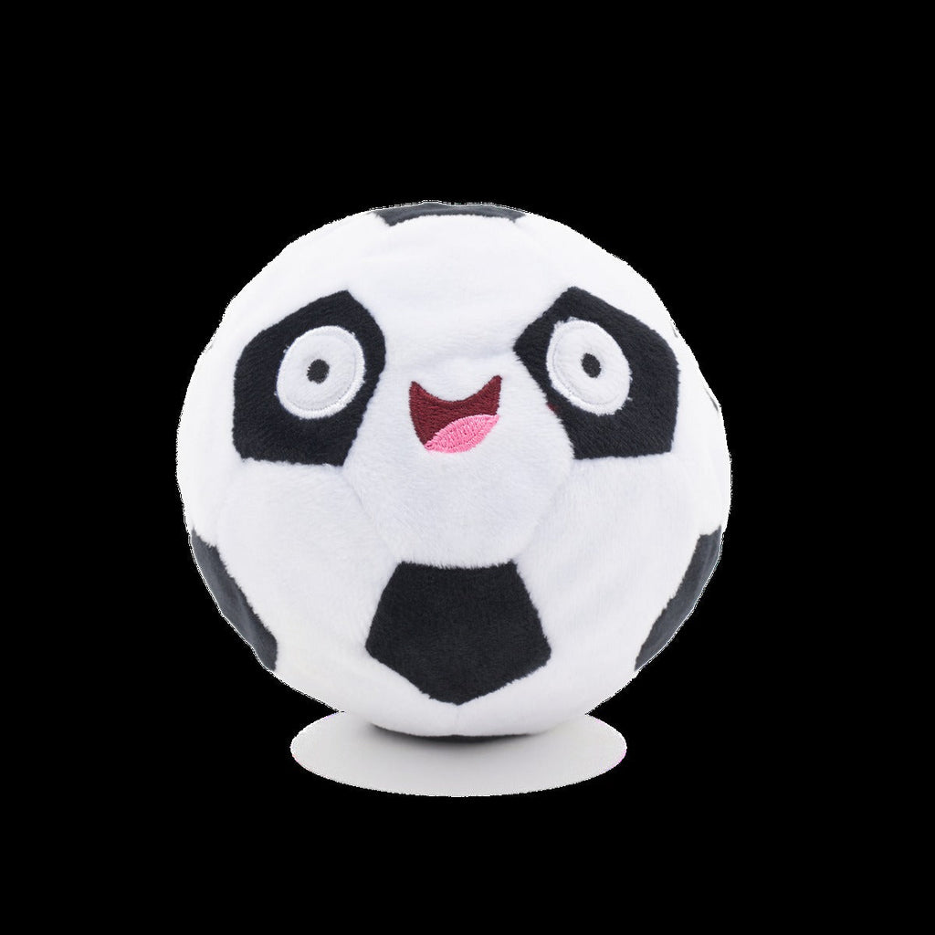 Kick & Lick Soccer Ball Plush Fetch Dog Toy