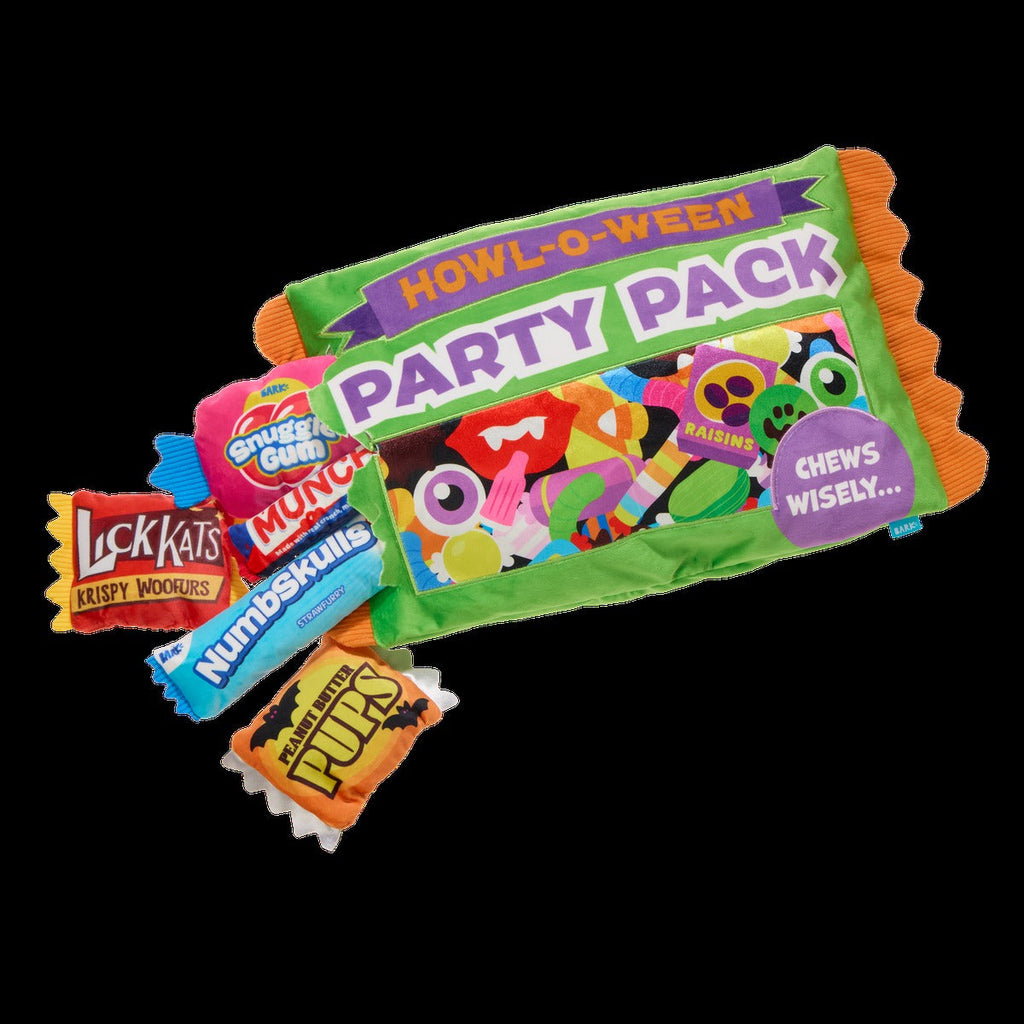 Chomp-Size Candy Pack Plush Extra-Large + 2-in-1 Dog Toy