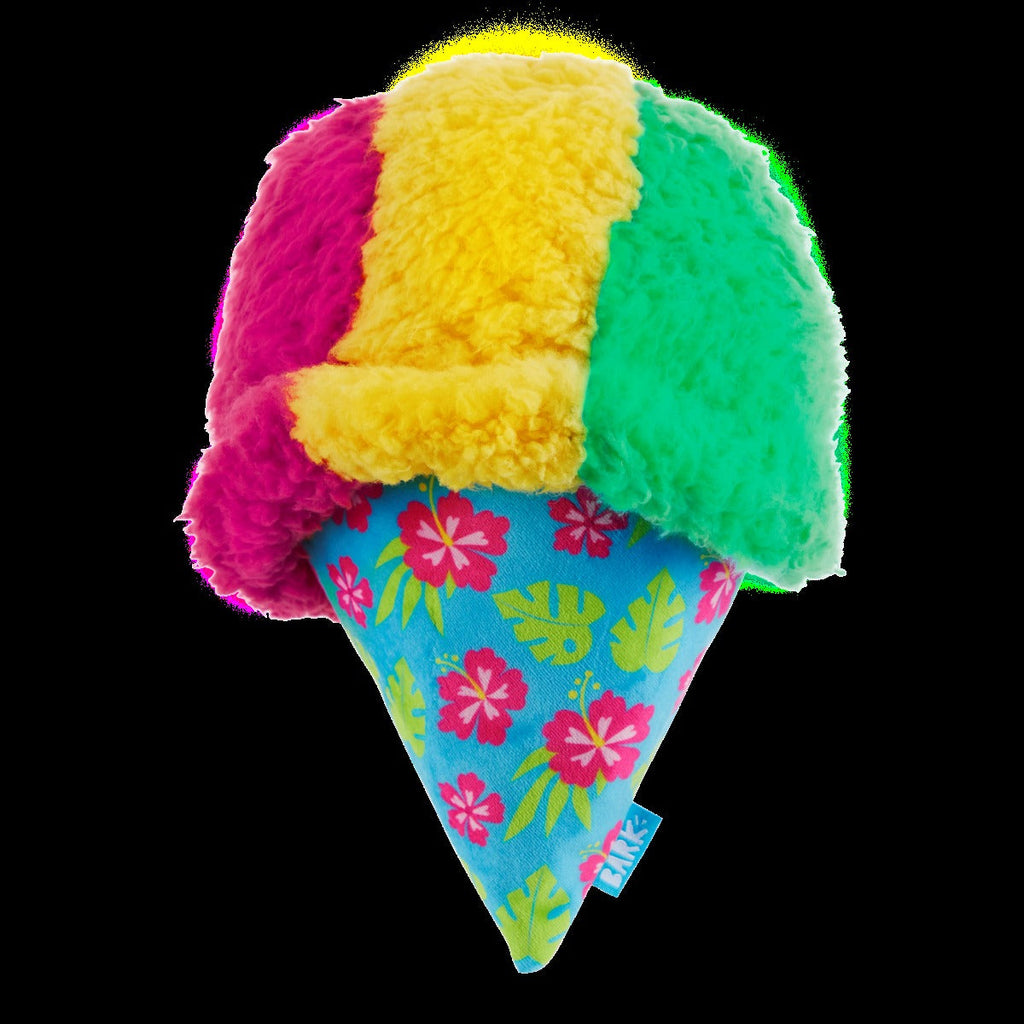 A-Sno-Ha Cone Plush Fetch Dog Toy