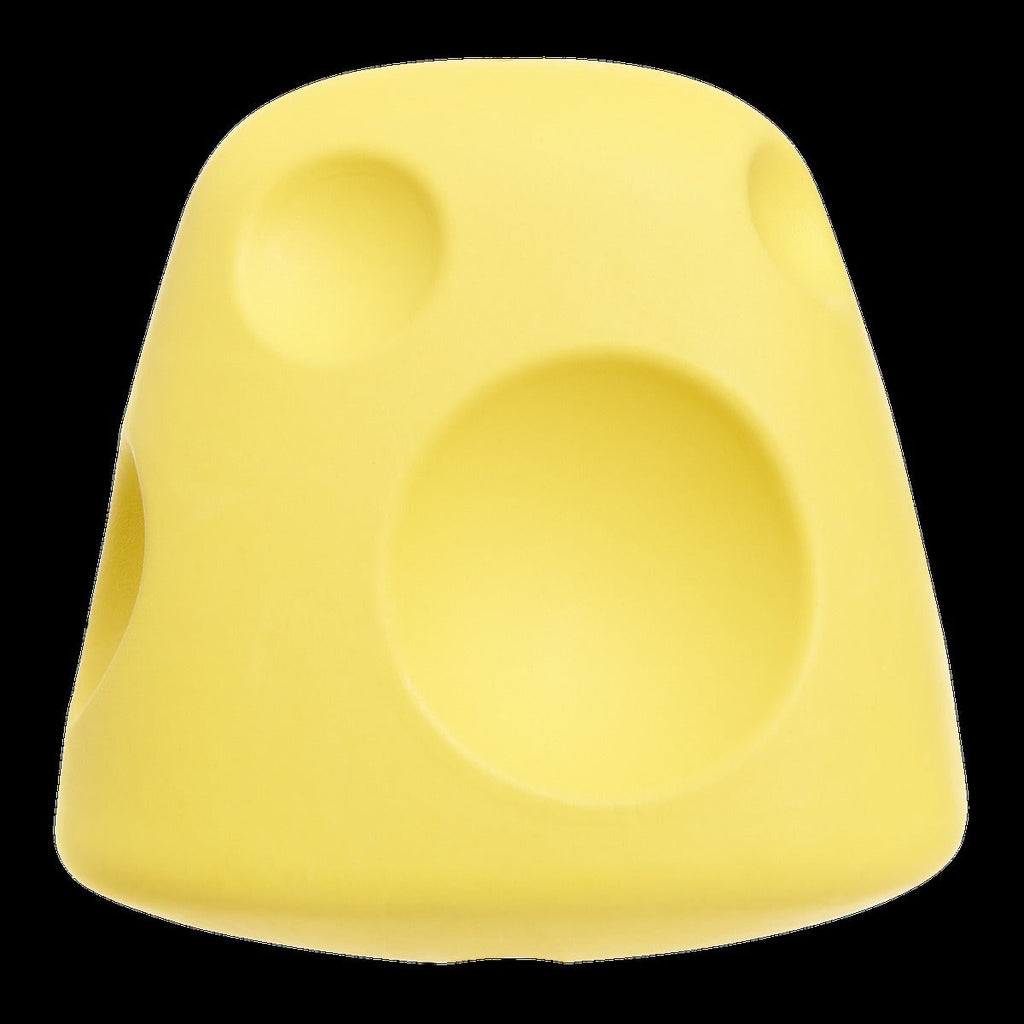 Cheese Super Chewer Durable Enrichment Dog Toy