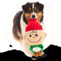 Hot Chocolate Charlie Brown Plush Extra-Large + Tug Dog Toy