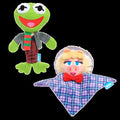 The Muppet Kermit & Miss Piggy Bundle Plush Multi-Part Dog Toy