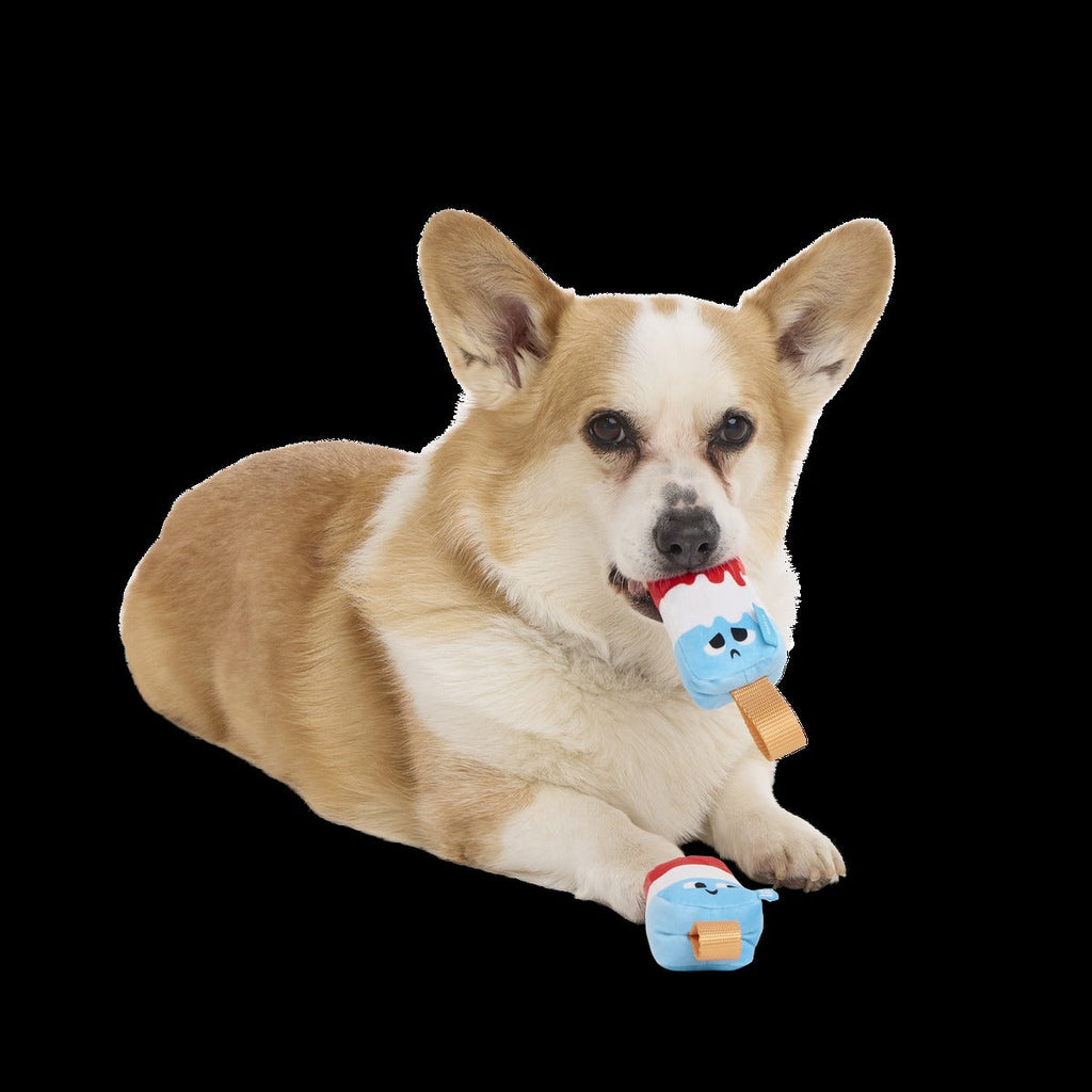 Mom & Popsicle Plush Tug Dog Toy