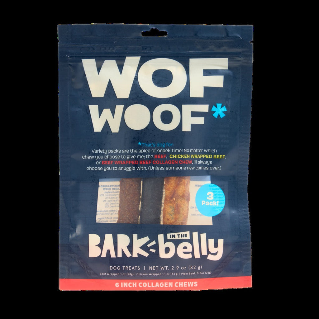 Variety Pack Collagen Dog Chews, 3 Ct