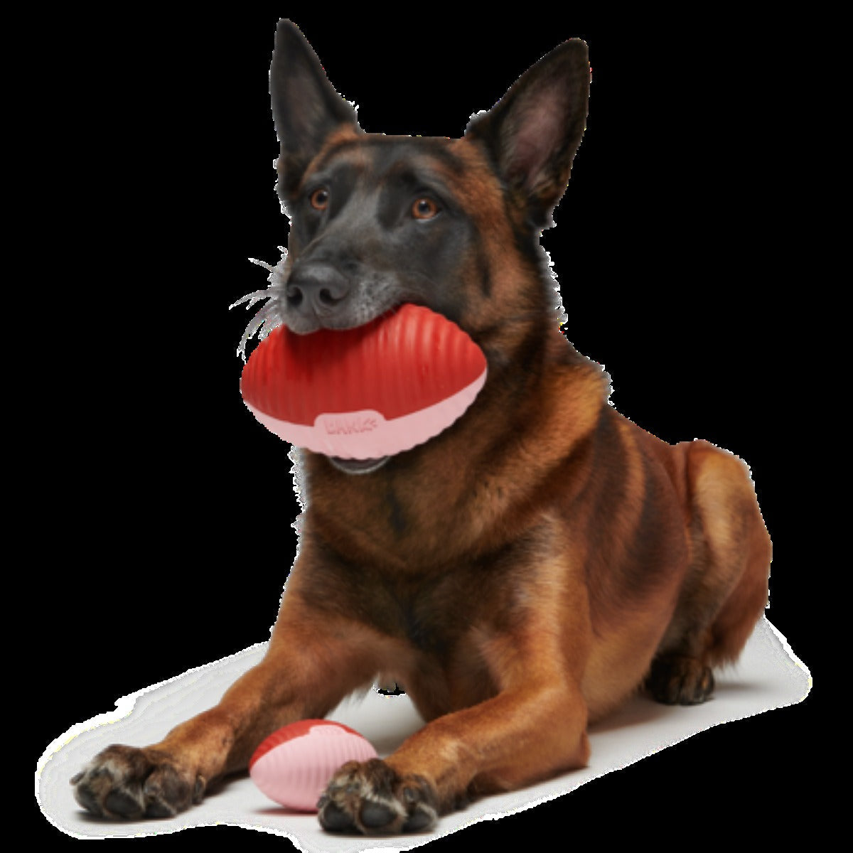 Red Zone Football Super Chewer Durable Fetch Dog Toy