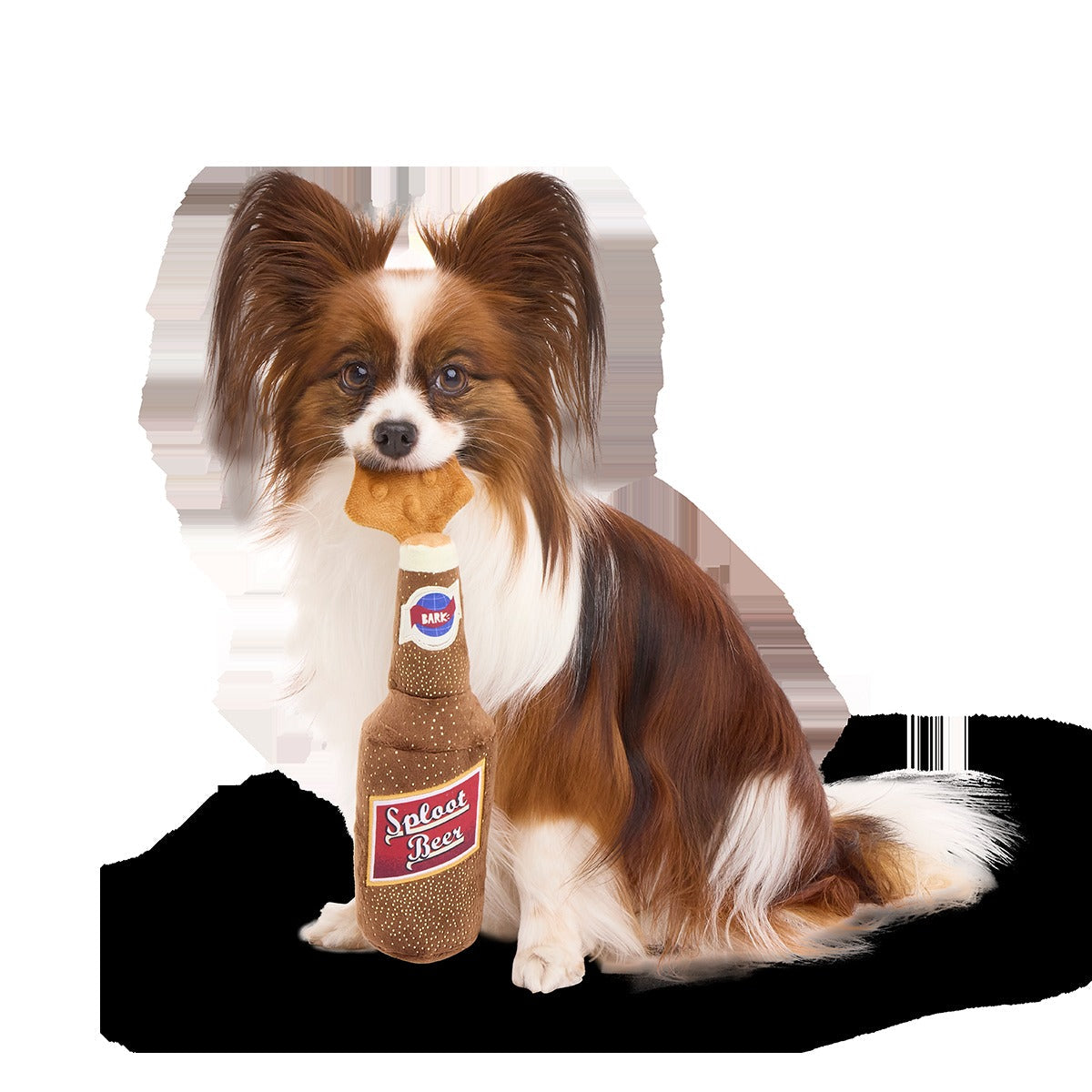 Old Fashioned Sploot Beer Plush Tug Dog Toy