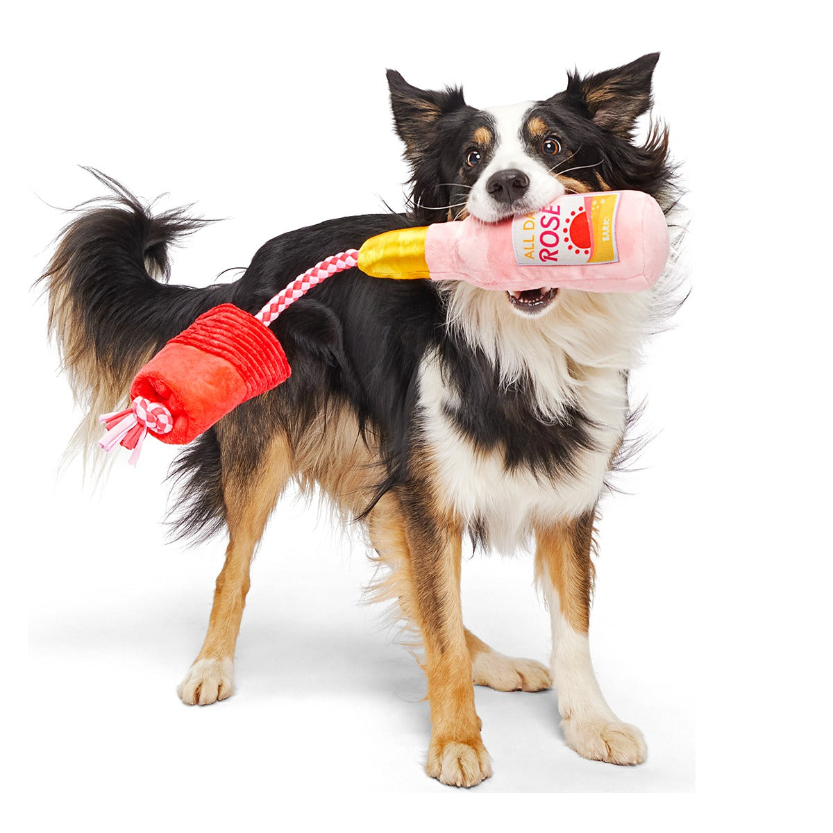 Red Cup Rosé Plush Tug Dog Toy