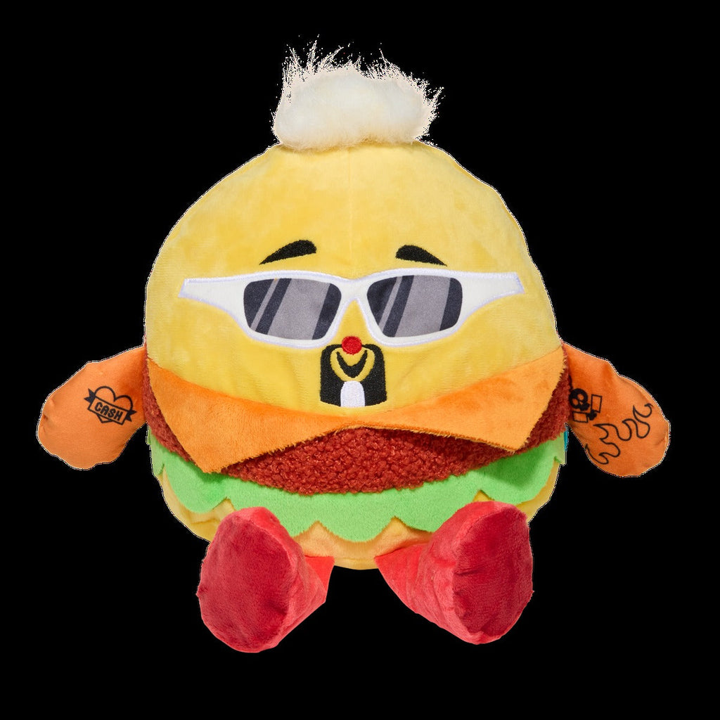 Flame-Grilled Fieri Plush Extra-Large + Tug Dog Toy