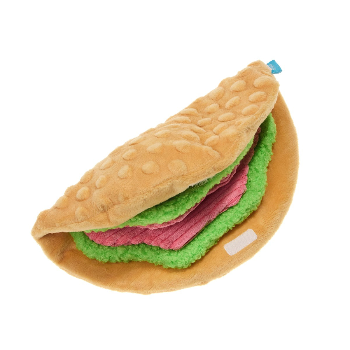 Tuna Won Taco Plush Enrichment Dog Toy