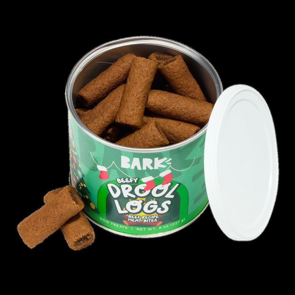 Drool Logs Beef Recipe Dog Treats, 8 oz