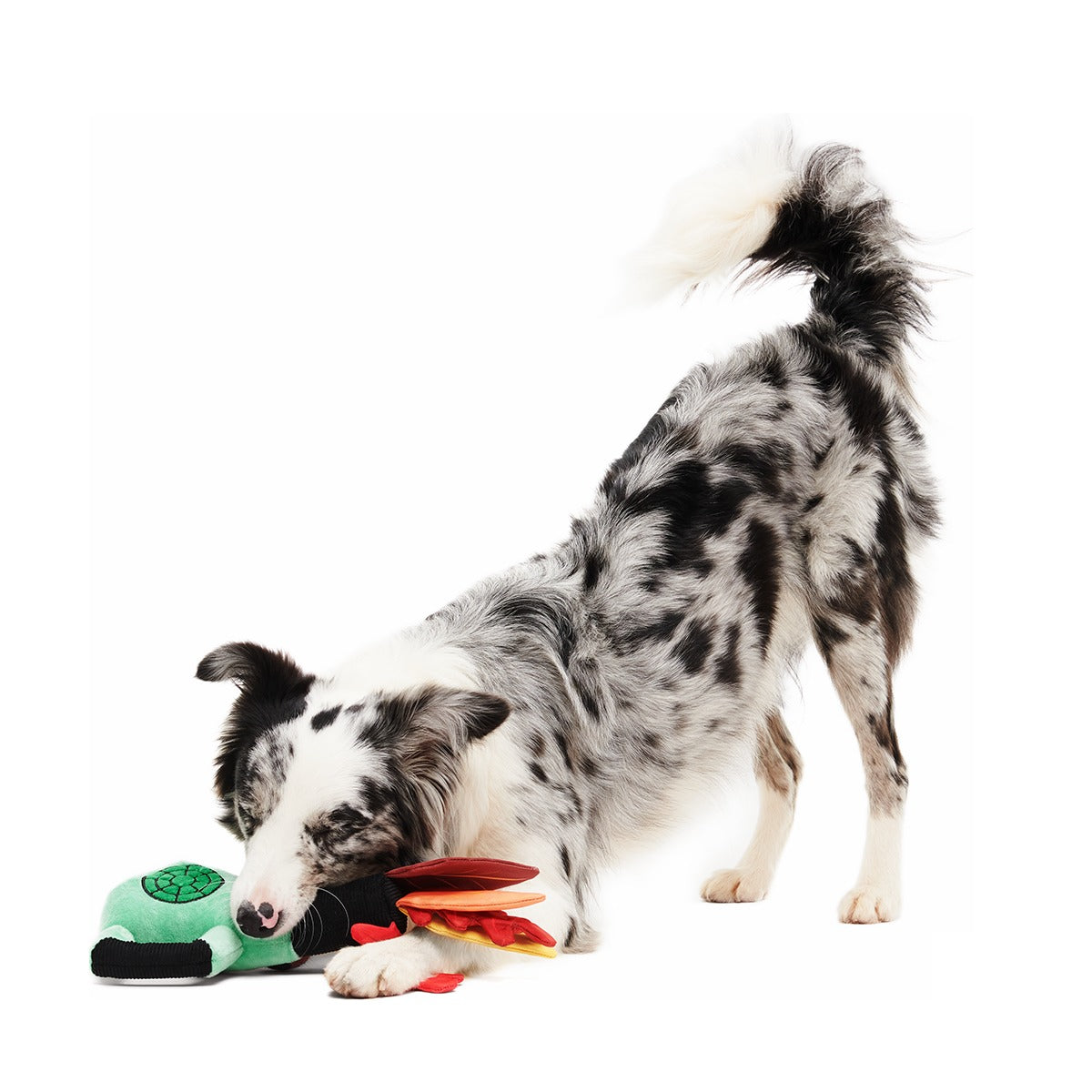 Leaf Blow-Wower Plush Tug Dog Toy