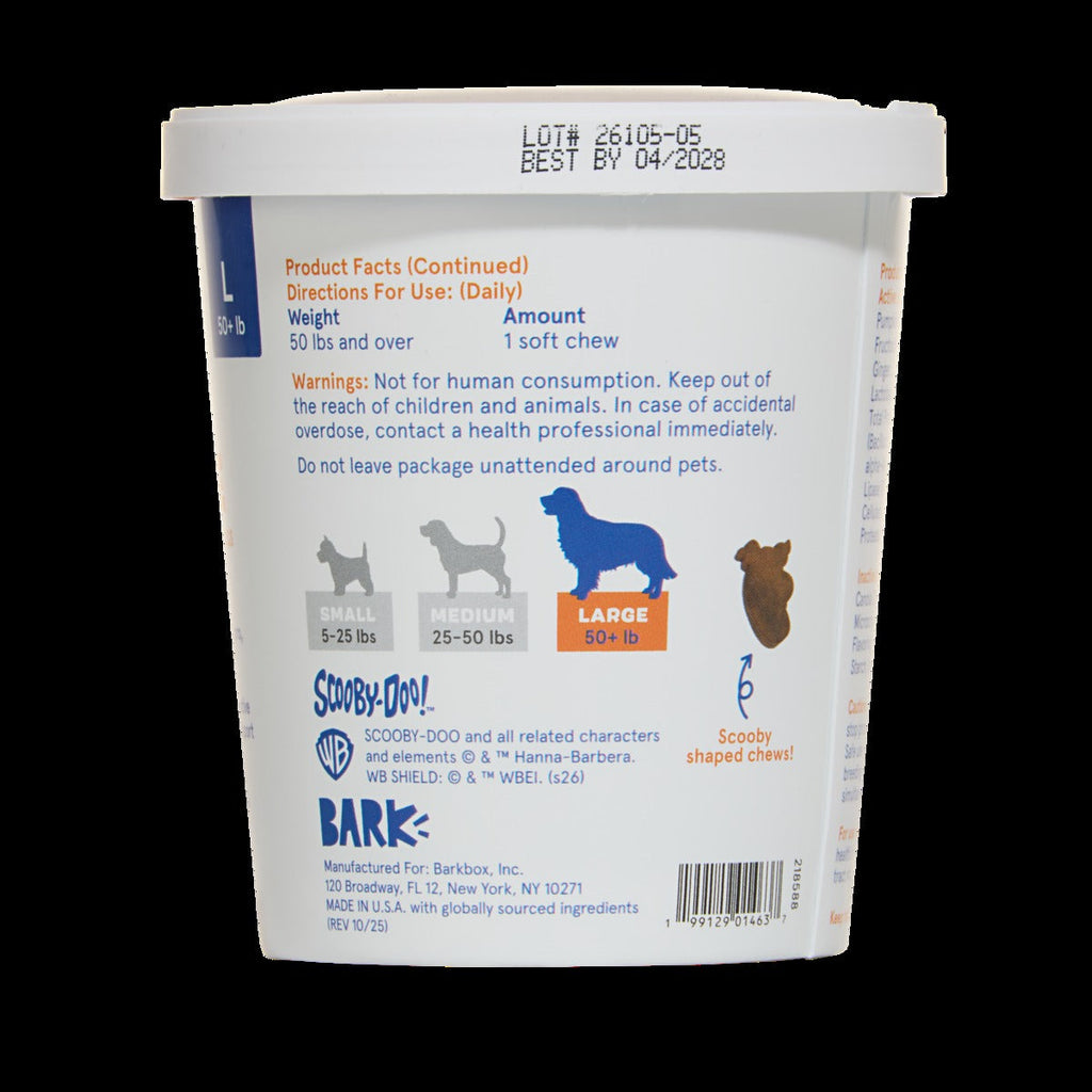 Scooby-DooTM Digestive Dog Treat Supplements, 30 Ct