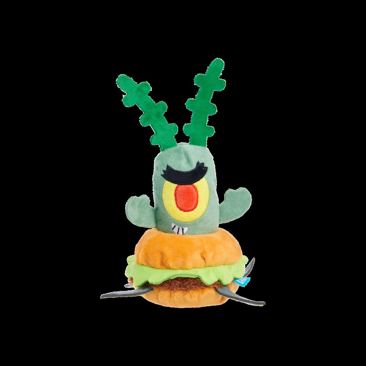Patty Stealing Plankton Plush Multi-Part + Enrichment Dog Toy