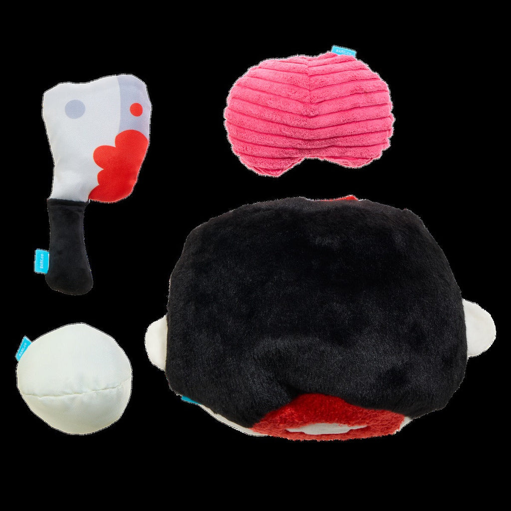 Dead Head Burow Plush Multi-Part + Enrichment Dog Toy