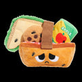 Quick Lick Picnic Plush Tug + Multi-Part + Enrichment Dog Toy