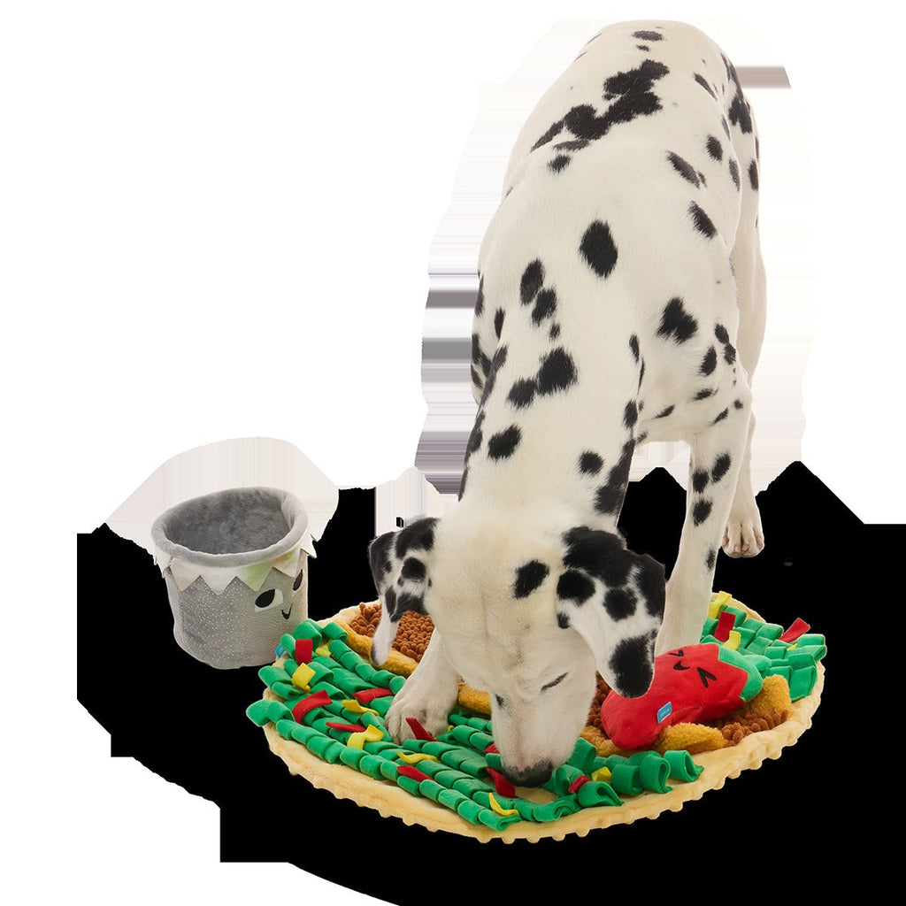 Extra-Snuffed Burrito Plush Extra-Large + Multi-Part + Enrichment Dog Toy