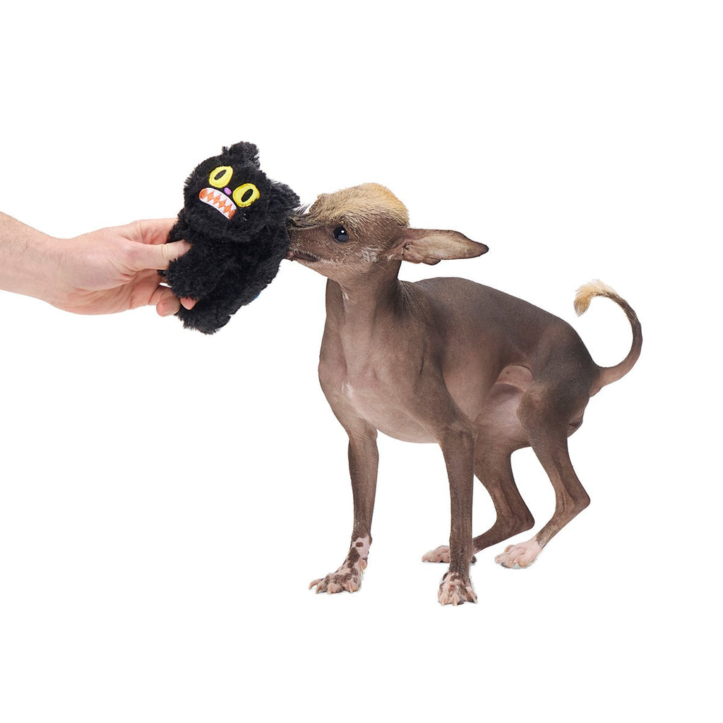 Scaredy Cat Plush Tug Dog Toy
