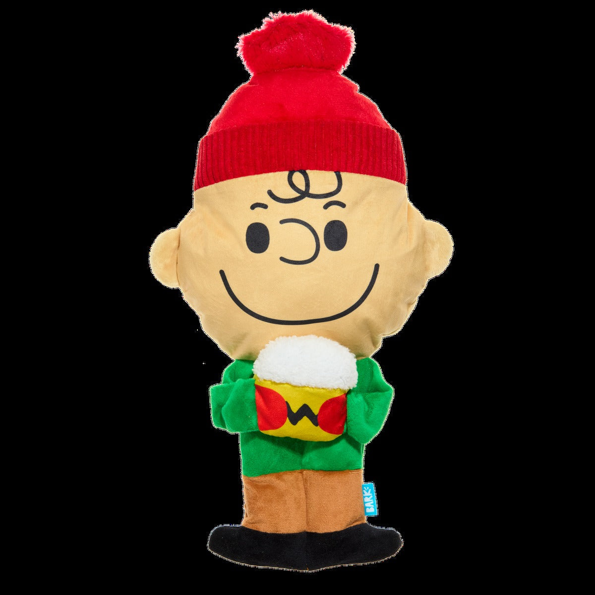 Hot Chocolate Charlie Brown Plush Extra-Large + Tug Dog Toy