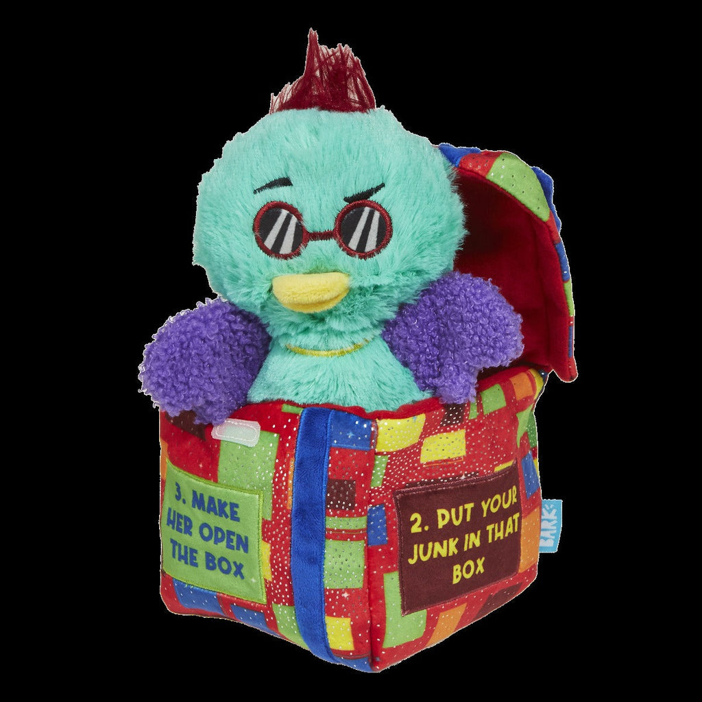 Saturday Night Live: Duck in A Box Plush Multi-Part + Enrichment Dog Toy