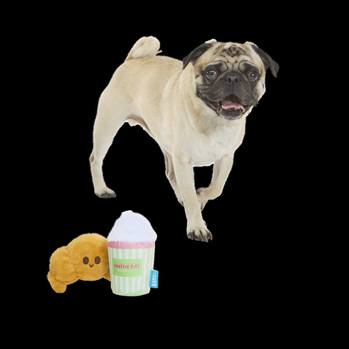 Ooh-la-la-latte Plush Multi-Part Dog Toy