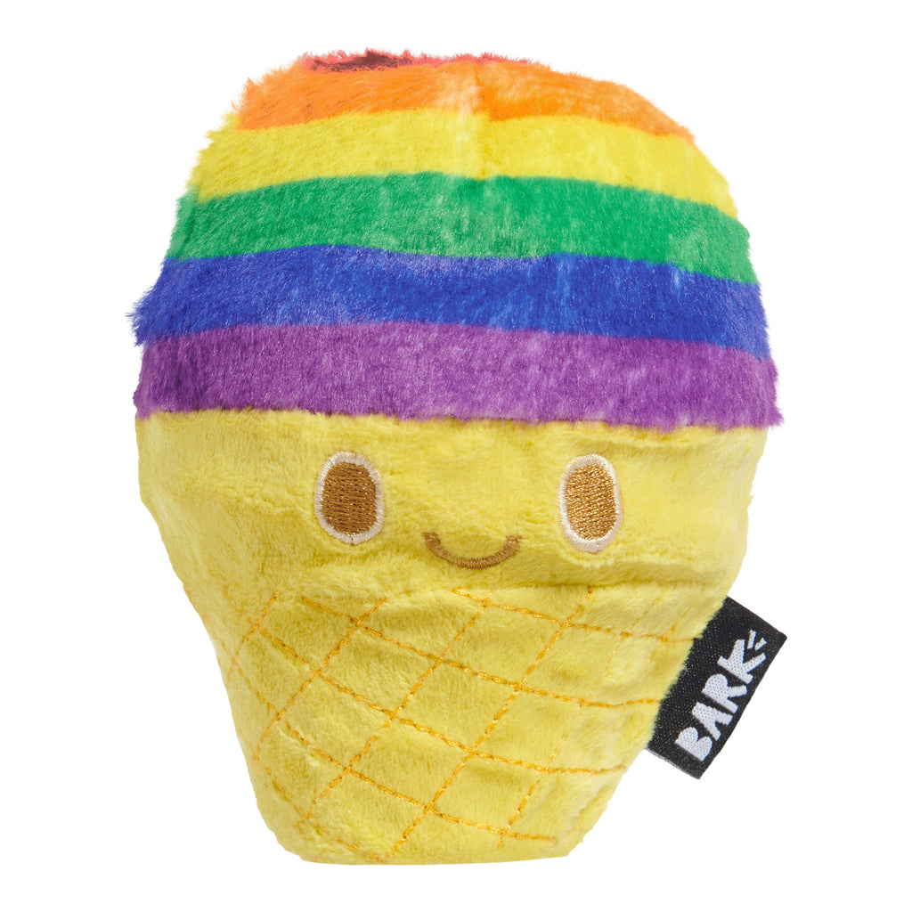 Rainbow-wow Sherbert Super Chewer Durable 2-in-1 + Enrichment Dog Toy