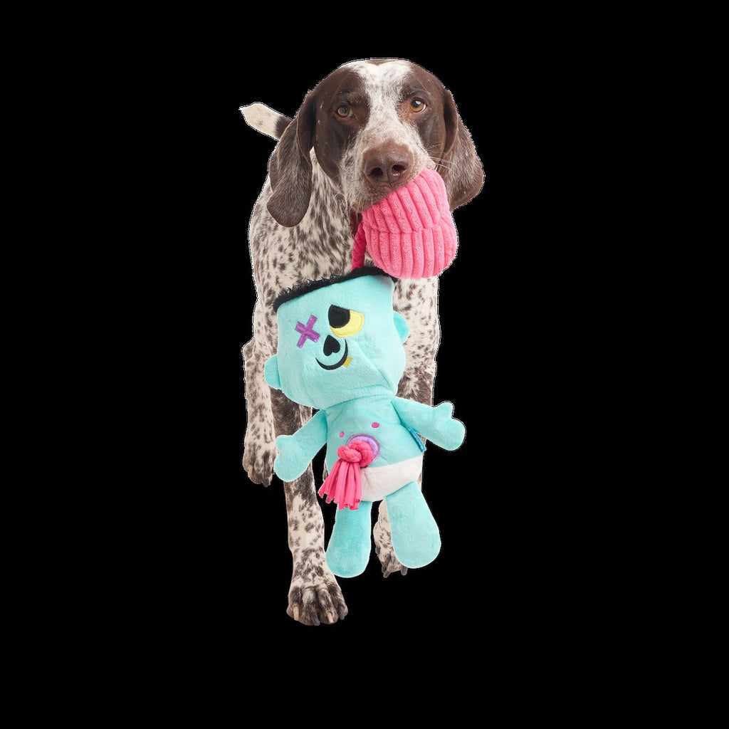 Ghoul-Ghoul Ga-Ga Plush Tug Dog Toy