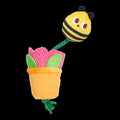 Pollen Nate Plush Tug + Fetch Dog Toy