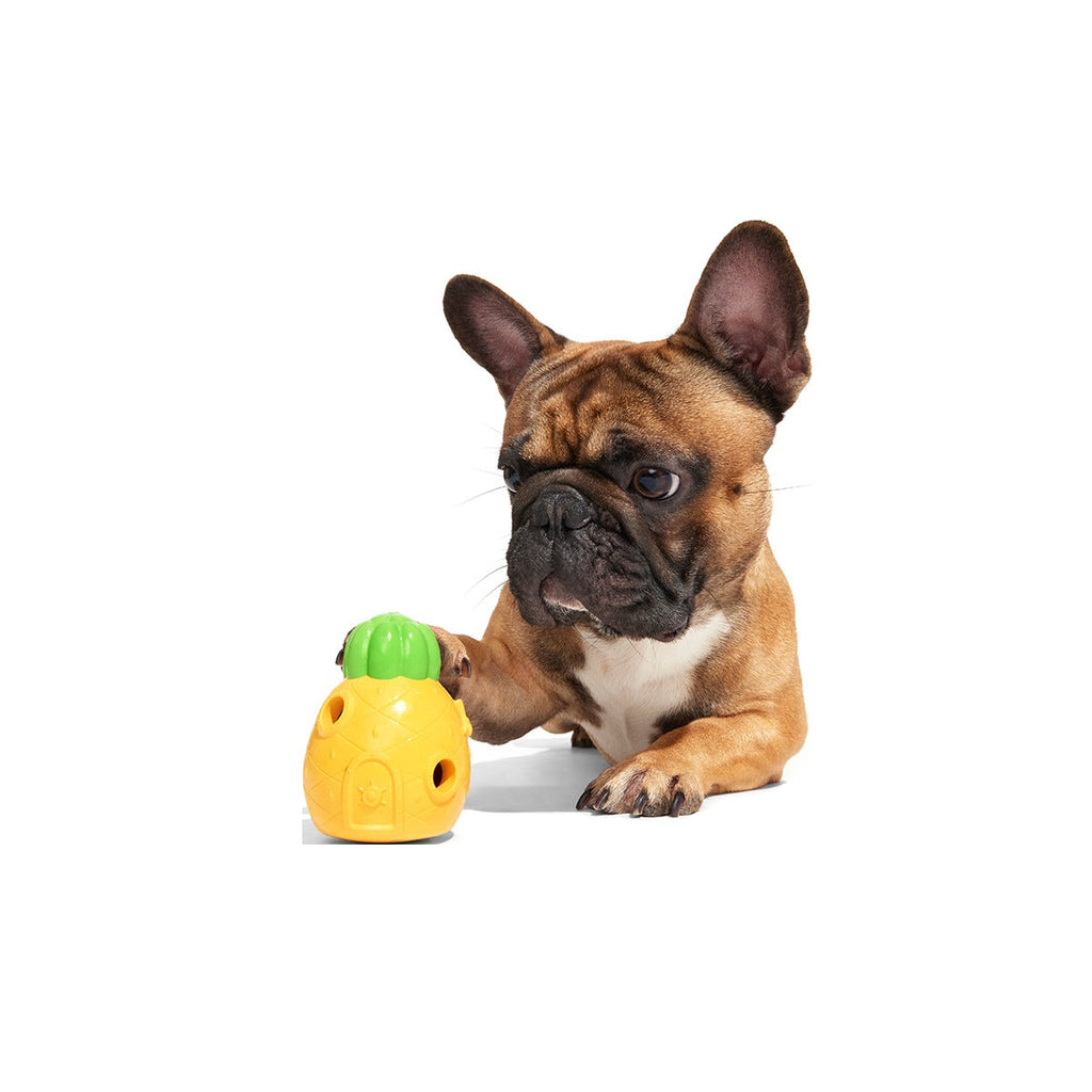 Home Sweet Pineapple Super Chewer Durable Enrichment Dog Toy