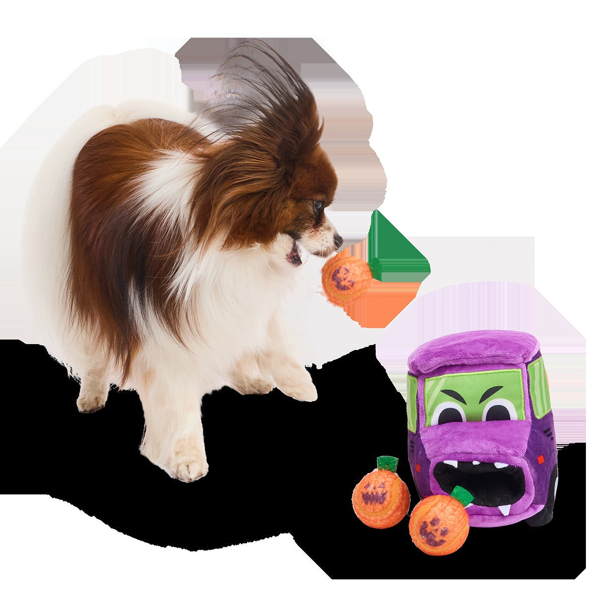 Haunted Howlride Plush Multi-Part + Fetch + Enrichment Dog Toy