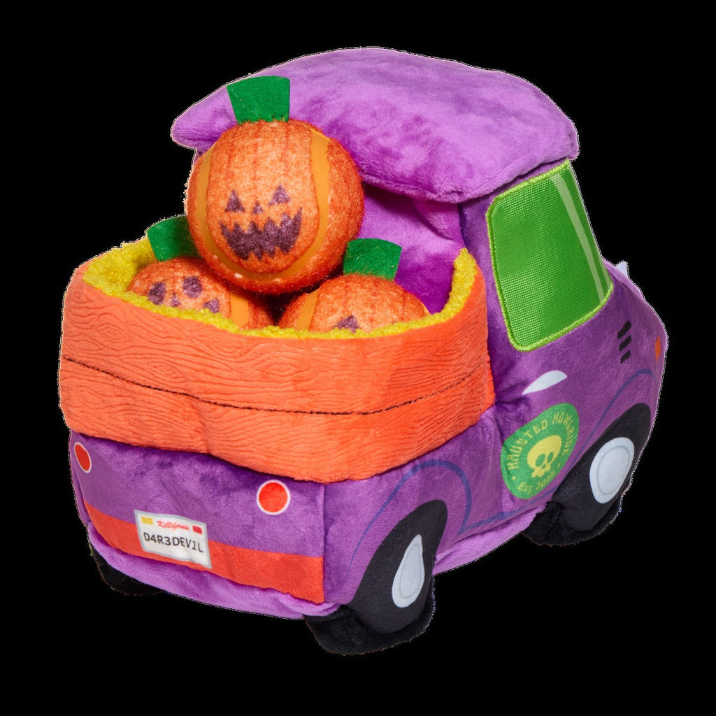 Haunted Howlride Plush Multi-Part + Fetch + Enrichment Dog Toy
