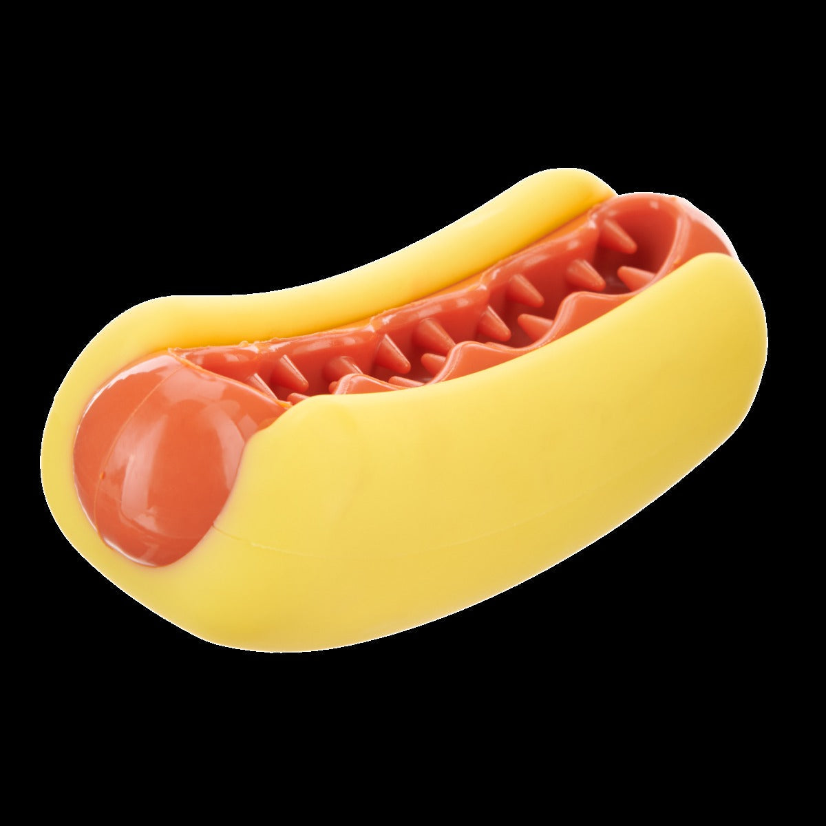 Treat Meat Hotdog Super Chewer Durable Enrichment Dog Toy