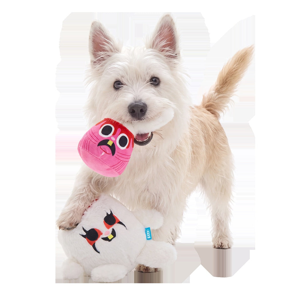 Psycho Bunny Plush Multi-Part + Enrichment Dog Toy