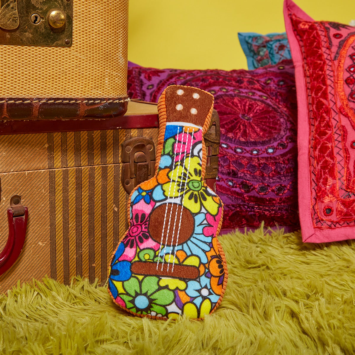 Guitar Licks Plush Tug Dog Toy