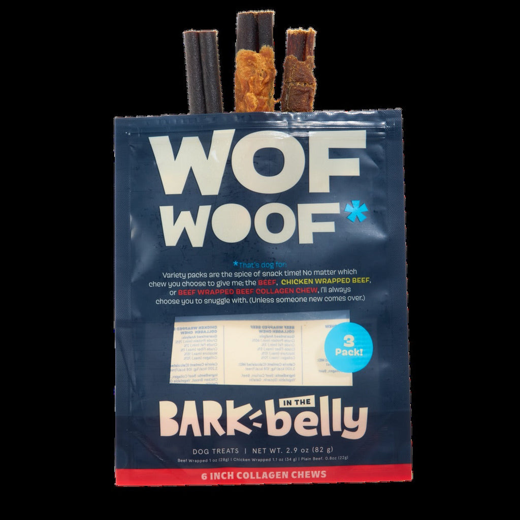 Variety Pack Collagen Dog Chews, 3 Ct