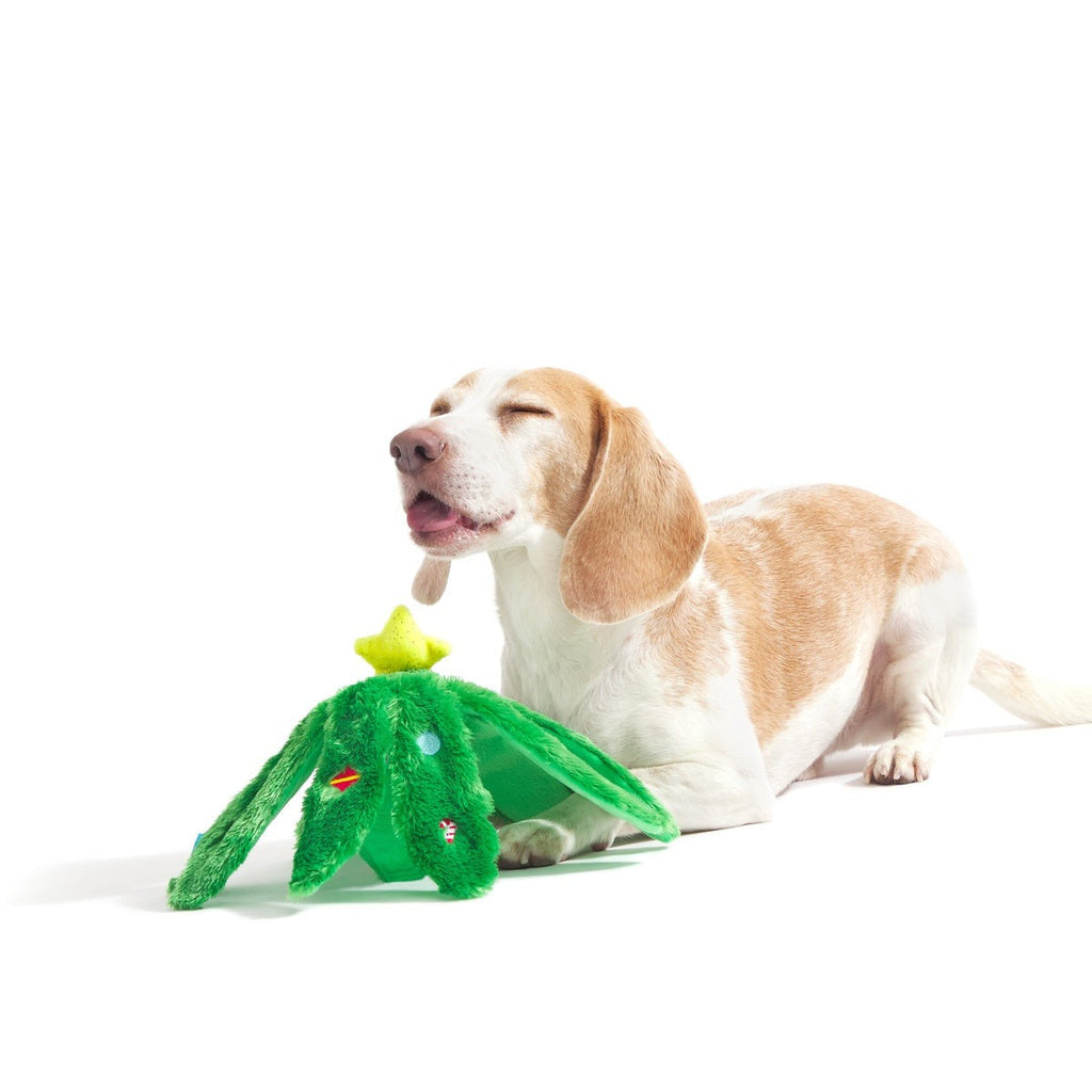 Holly Jolly Ollie Plush Tug Dog Toy