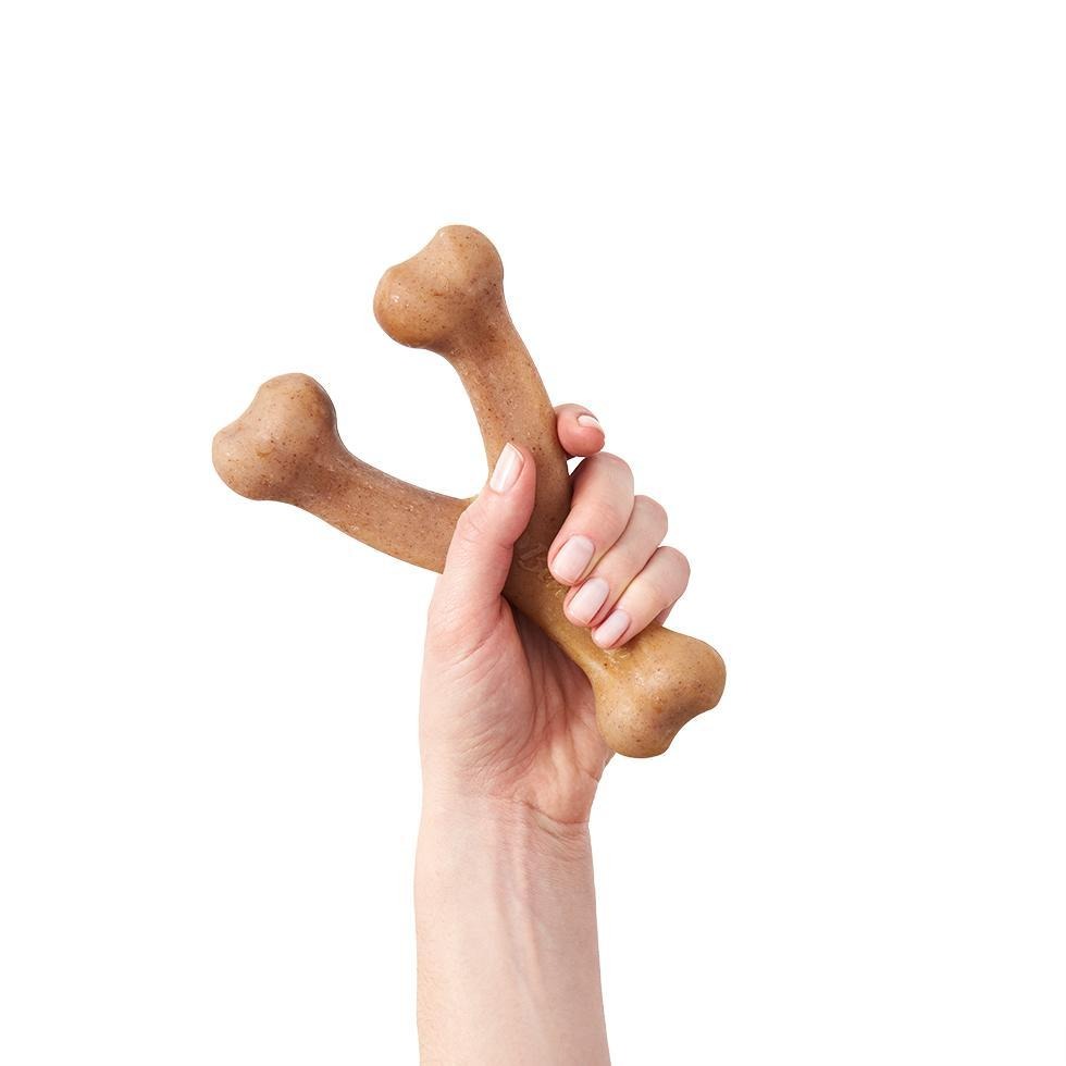 Bacon Benebone Durable Super Chewer Dog Toy