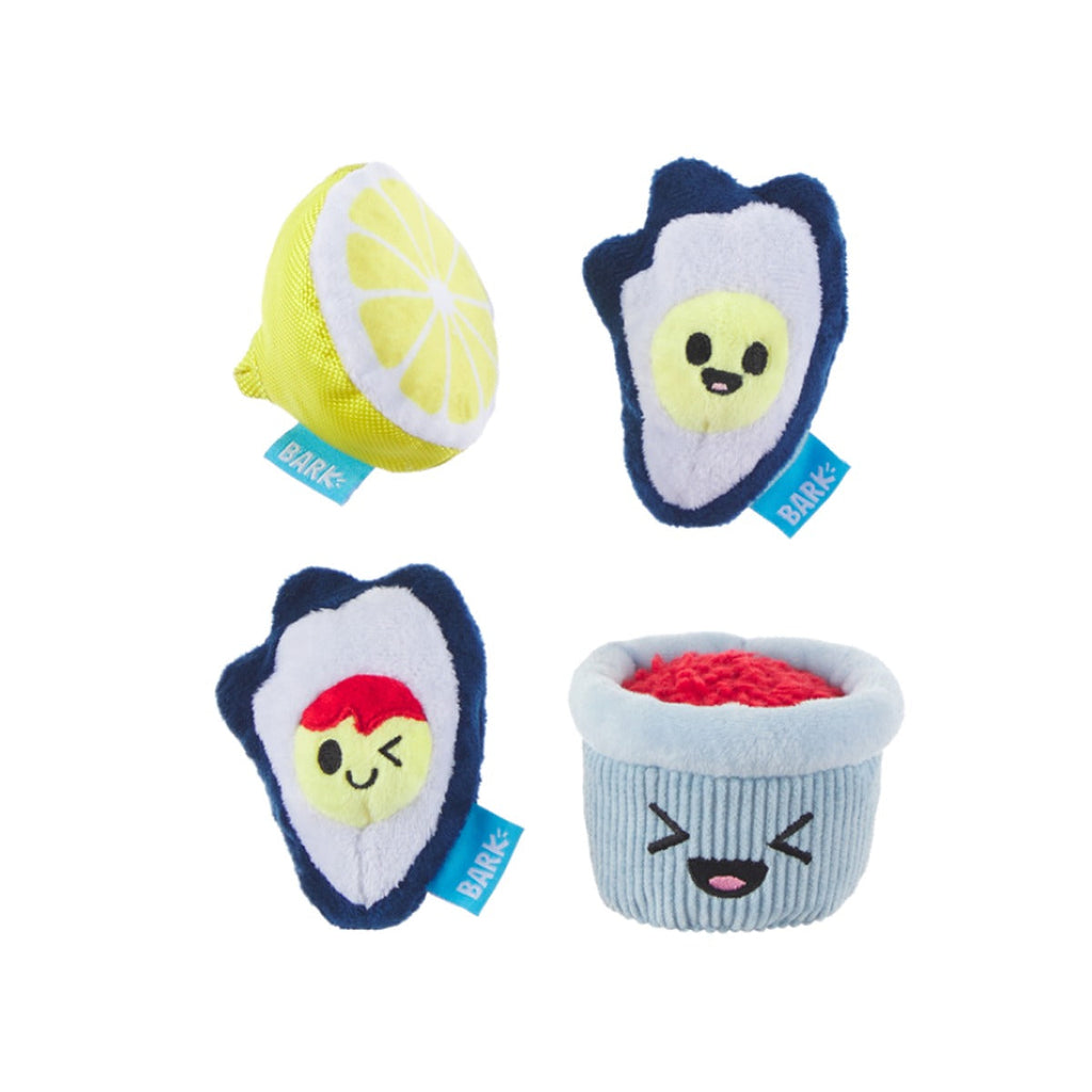 Shuck N' Chuck Toysters Plush Multi-Part Dog Toy