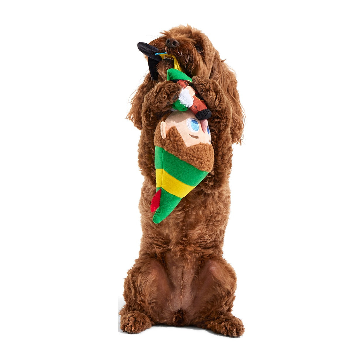 Ginormous Buddy The ElfTM Plush Extra-Large + Tug Dog Toy