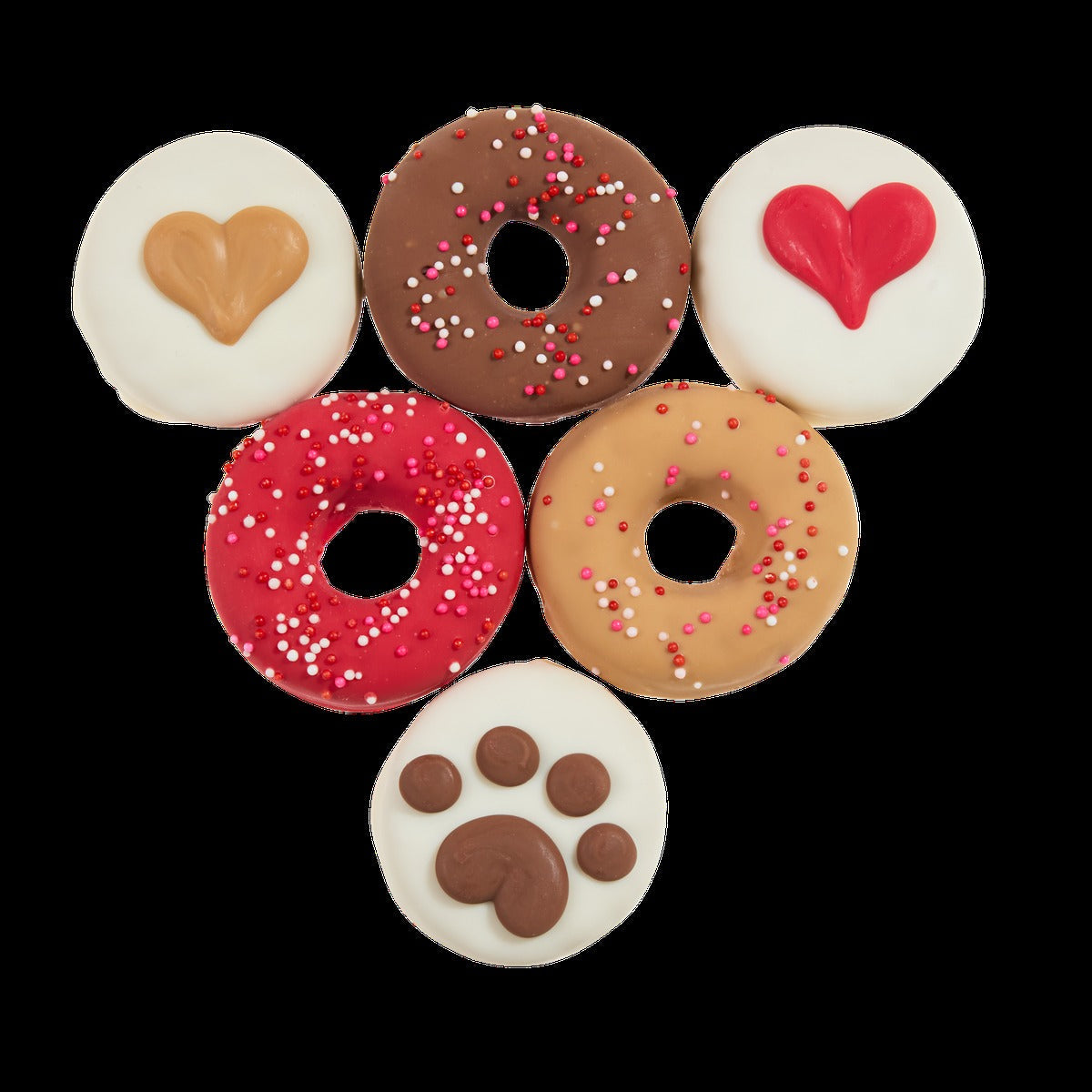 Love Bites Peanut Flavored Hard & Crunchy Dog Treats Cookie, 6 Pack