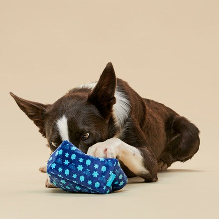 Woofganiyot Hanukkah Plush Multi-Part + Enrichment Dog Toy