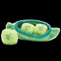 Peas in the Pod Plush Multi-Part + Enrichment + Fetch Dog Toy