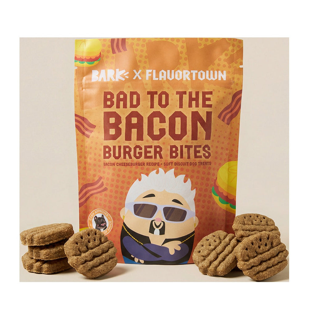 Bad To The Bacon Burger Bites Soft Biscuit Dog Treats, 4 oz