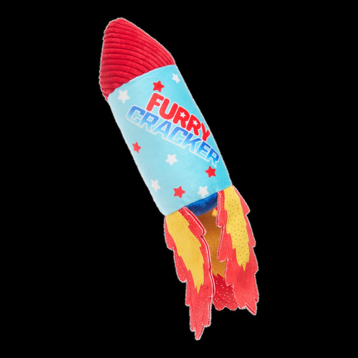 Furry Cracker Plush Tug Dog Toy