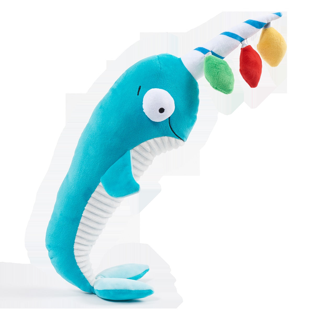 Deck the Narwhal Plush XXL Tug Dog Toy