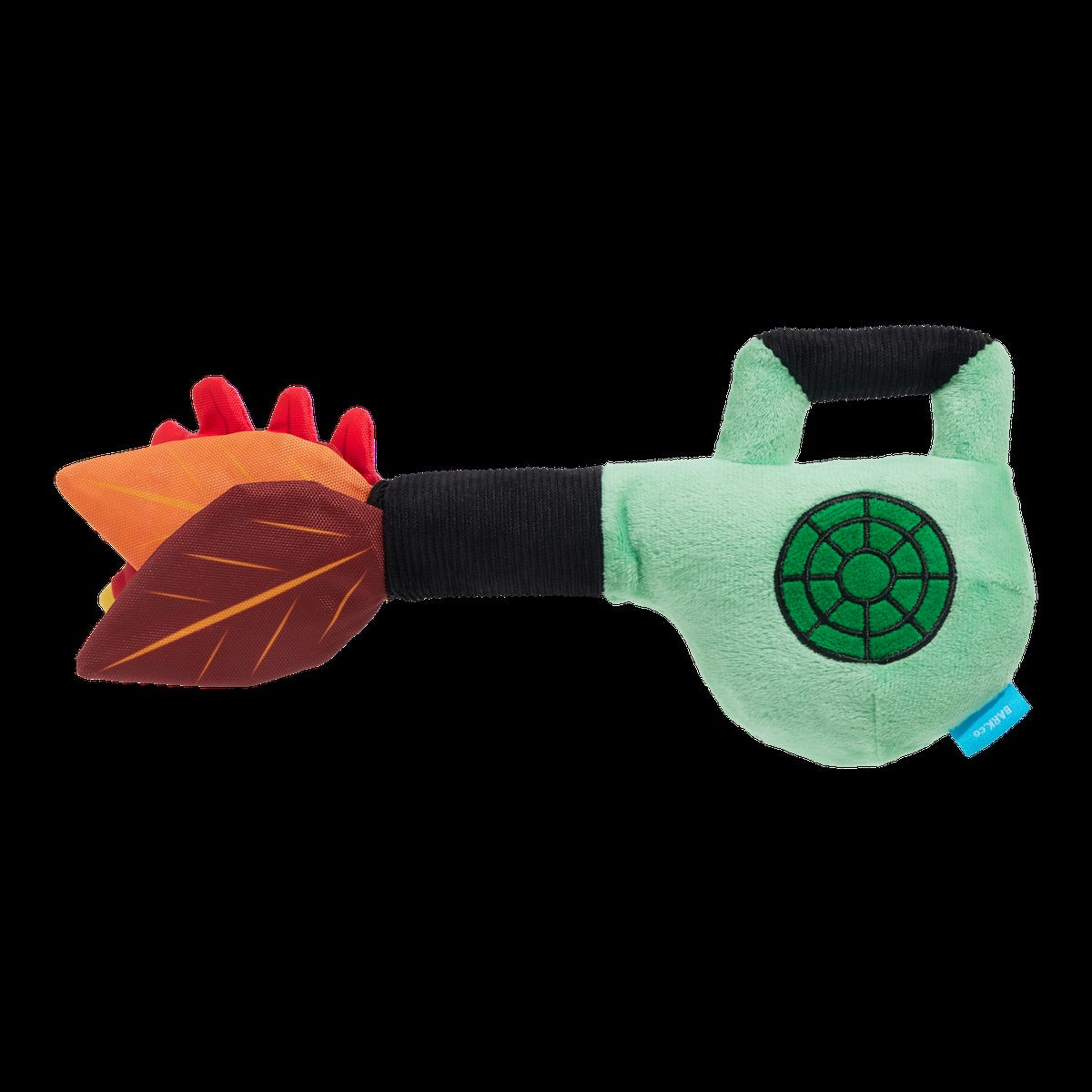 Leaf Blow-Wower Plush Tug Dog Toy